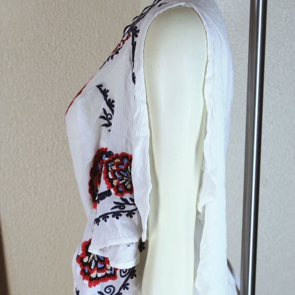 Free People || Cora Embroidered Mini Dress - Picture 2 of 7